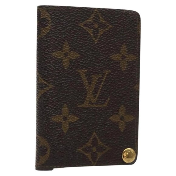 LOUIS VUITTON Monogram Porto Cartes Credit Pression Card Case - Picture 1 of 16